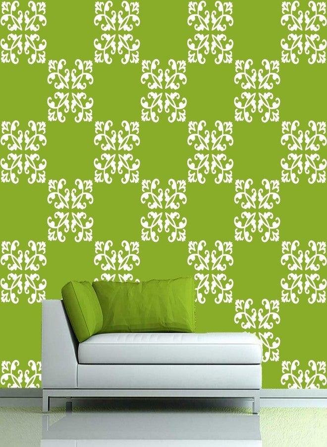 DECORNOW Bundi Floral Art Reusable DIY Wall Stencil Painting, Suitable for Home Decoration, Wall Decoration Size : (16 inch x 24 inch) - Image 3